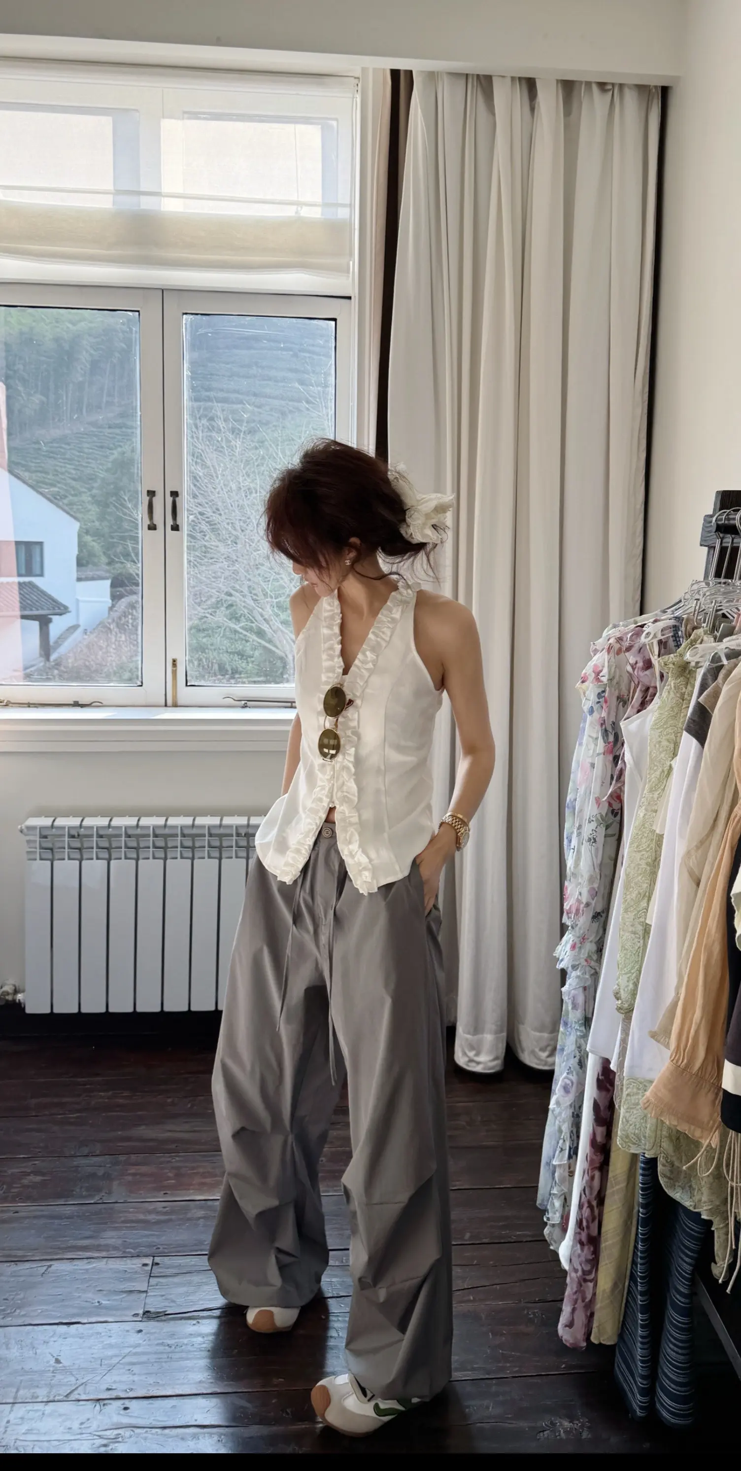 工装裤 到了我的舒适圈了 姐妹们 帮忙选个主图 哪一张好