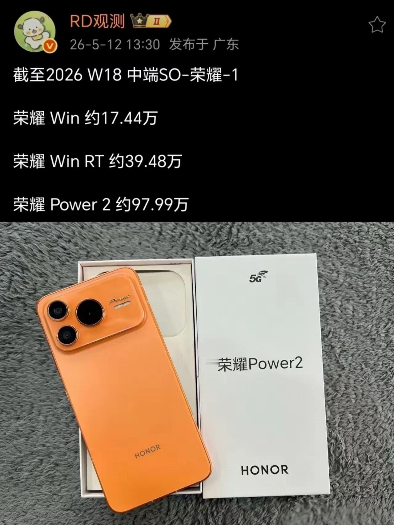 荣耀的中端机型从来不缺爆款！

荣耀X50系列    卖了2000万台
荣耀X6