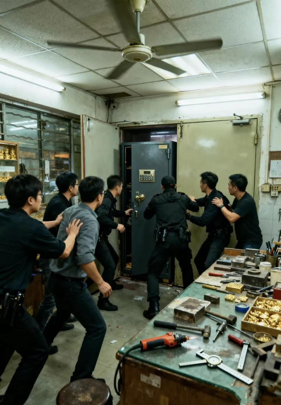香港65公斤黄金被劫，7人被拘捕了？
凌晨五点半的红磡，天还没亮透，恒工业大厦四