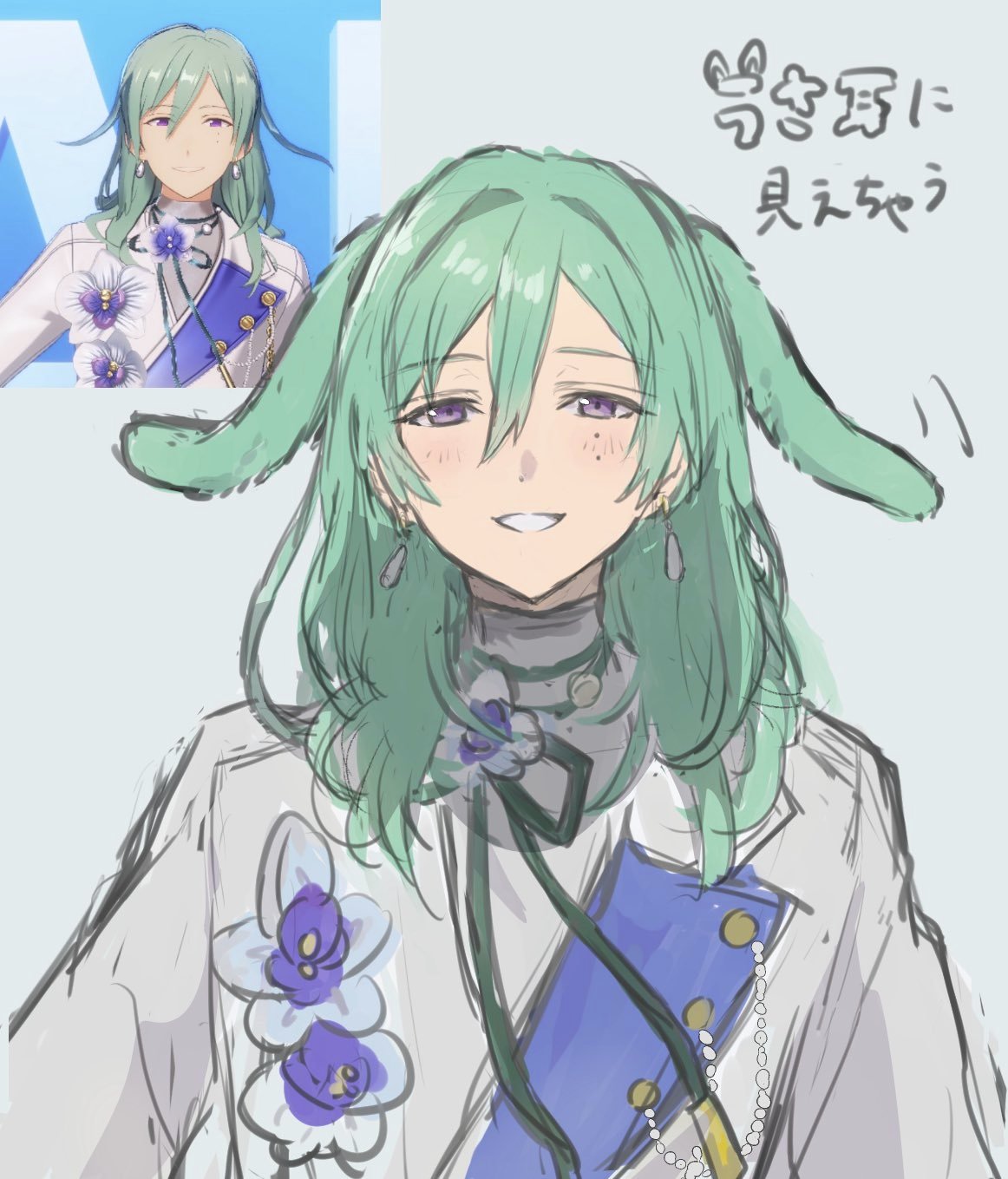 偶像梦幻祭 偶像梦幻祭2 如果改为兔耳paro的话～风早巽 🎨 おゆ 