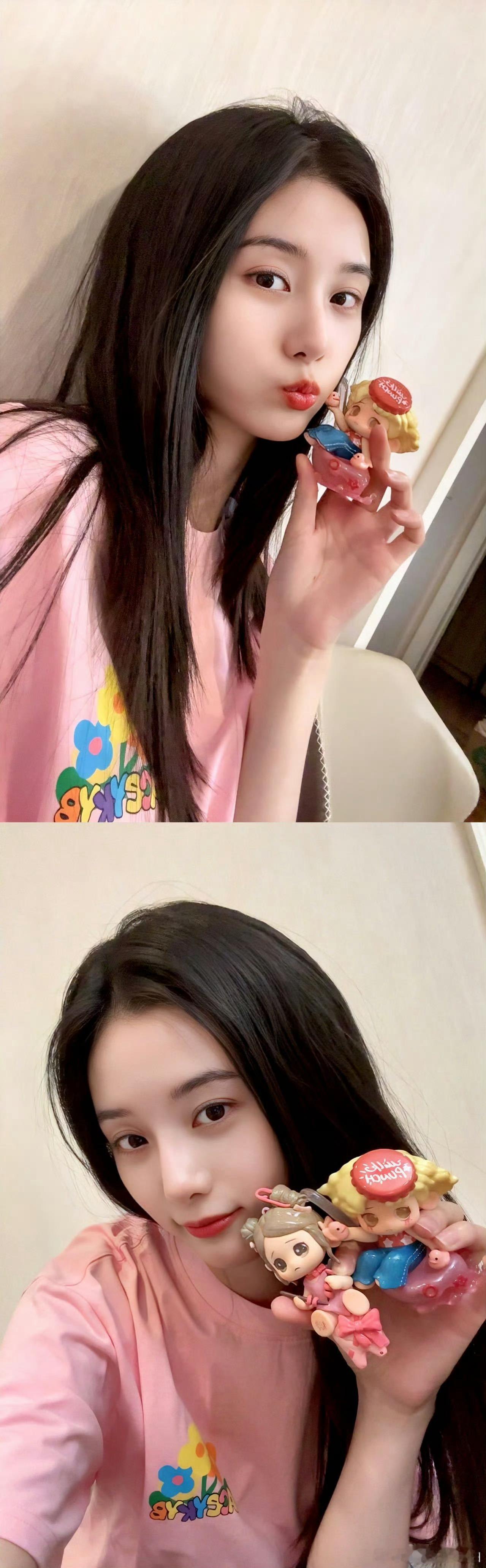 建议徐艺洋把粉色焊死在身上 哇塞，徐艺洋堪称粉色的“最佳代言人”！粉色的各类服饰