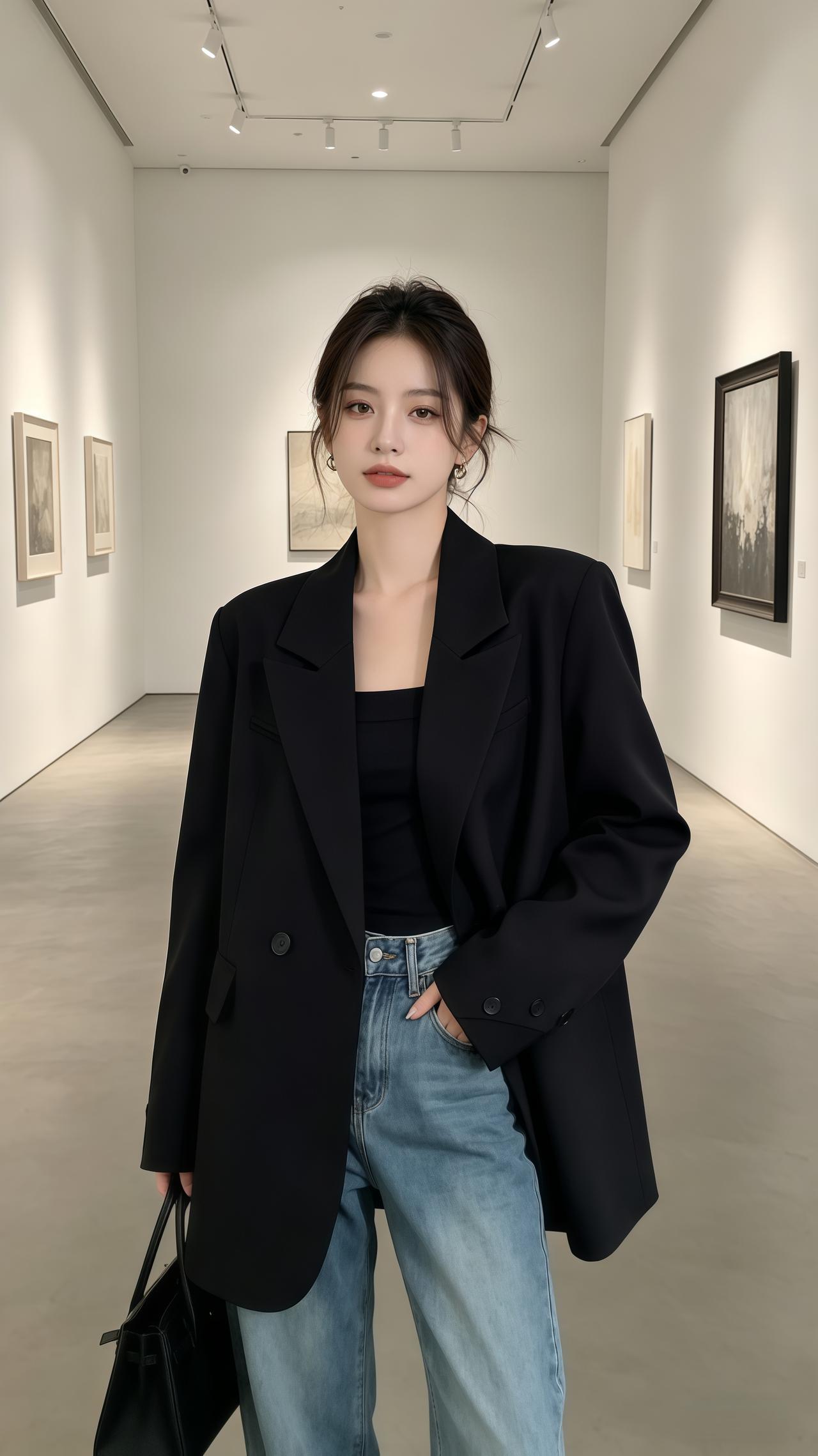 我的春日穿搭look 韩系穿搭西装穿搭 ootd穿搭