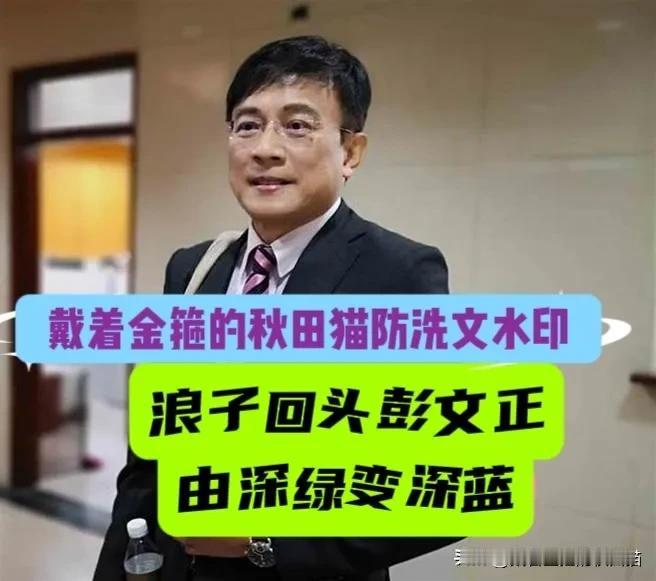 从“深绿急独”到喊出“我是中国人”！彭文正论文门官司遭驳回，他隔海呛声蔡英文：还