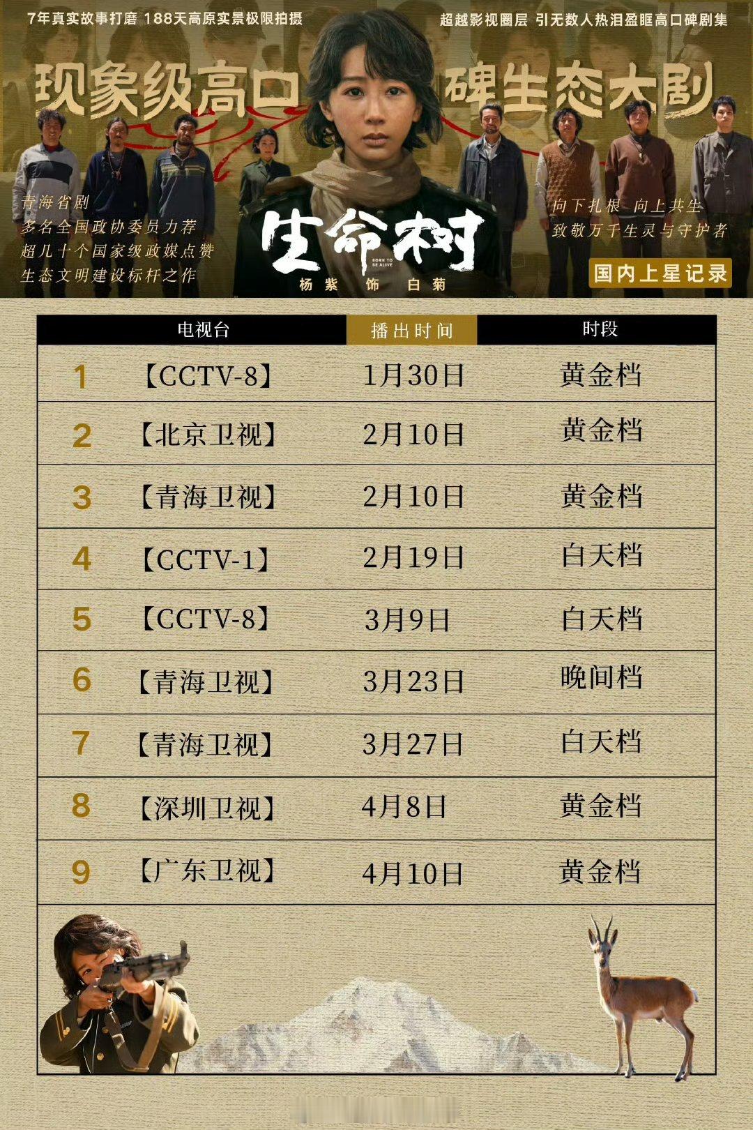 杨紫生命树目前已9轮上星🐮 