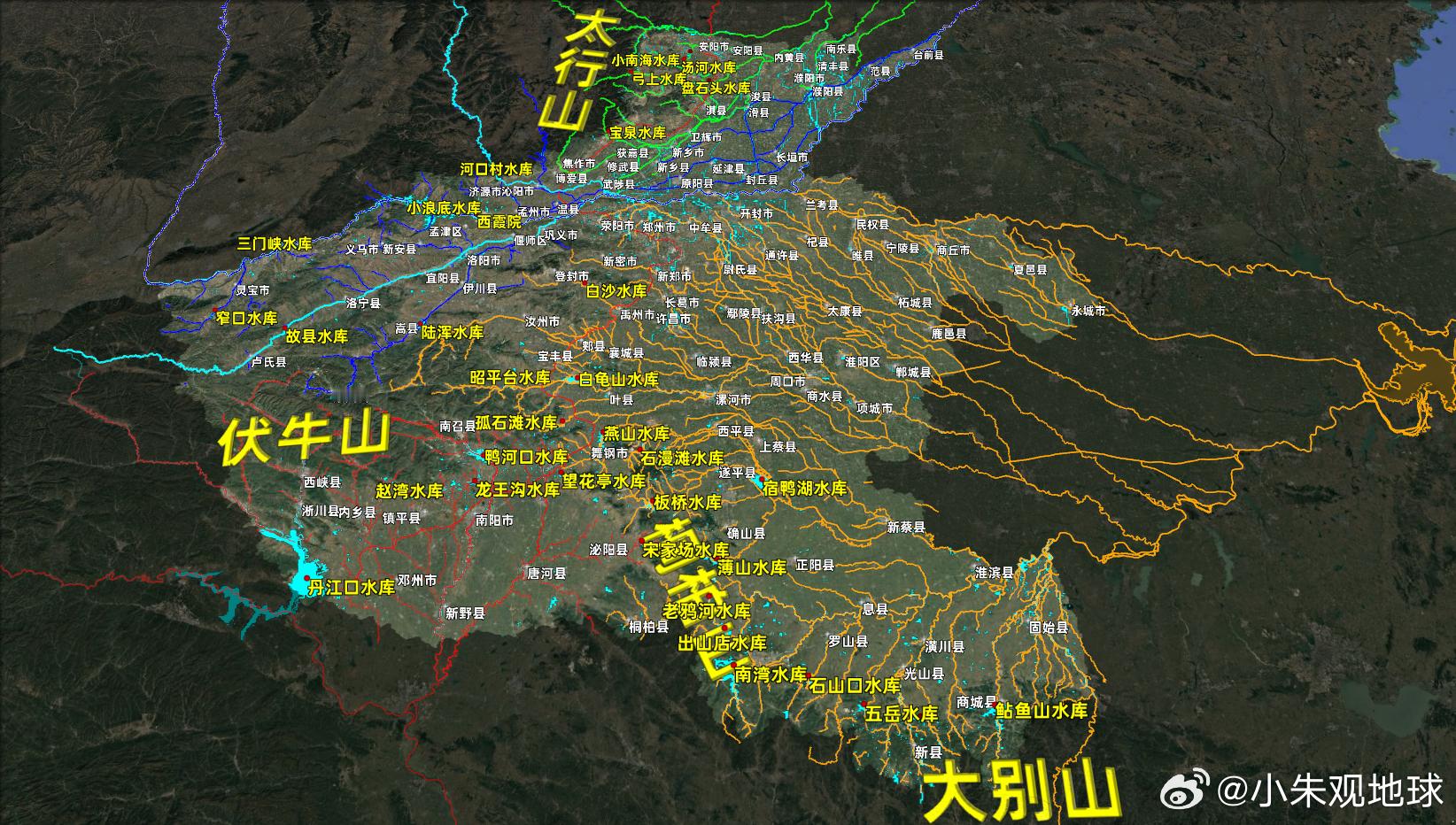 河南水系图 河南暴雨紧急预拨8000万支持3省抢险救灾