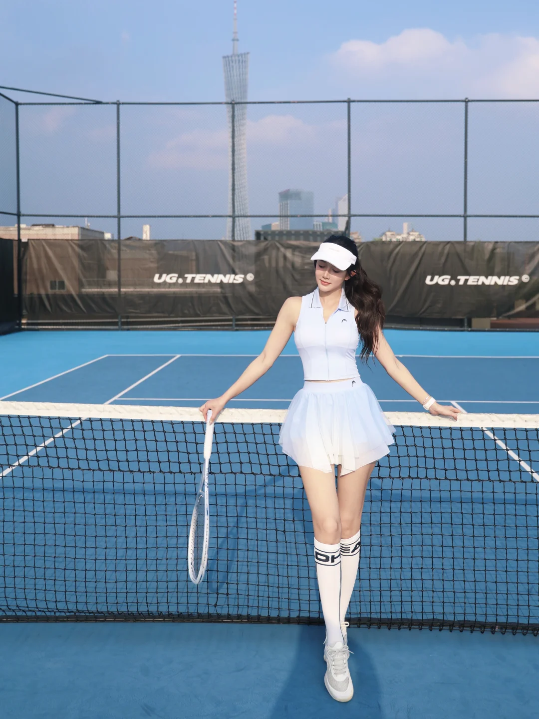 Rooftop Tennis🎾💙夏天的蓝