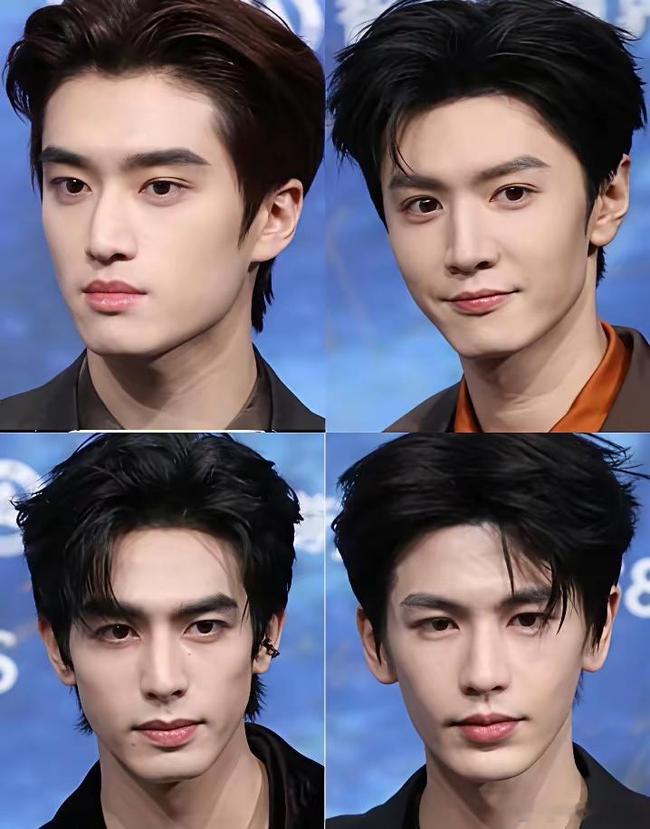 微博之夜个人审美最帅的四个第一个不认识但是确实好帅，怎么突然就有这么帅的男演员了