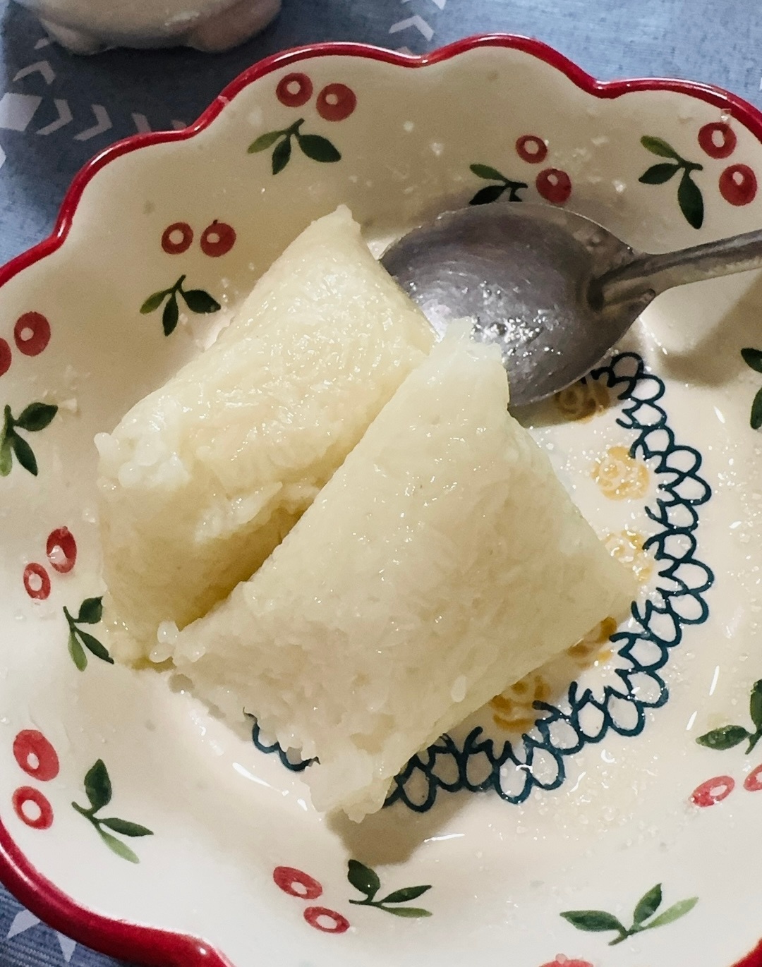 从小到大就只吃白米粽子 