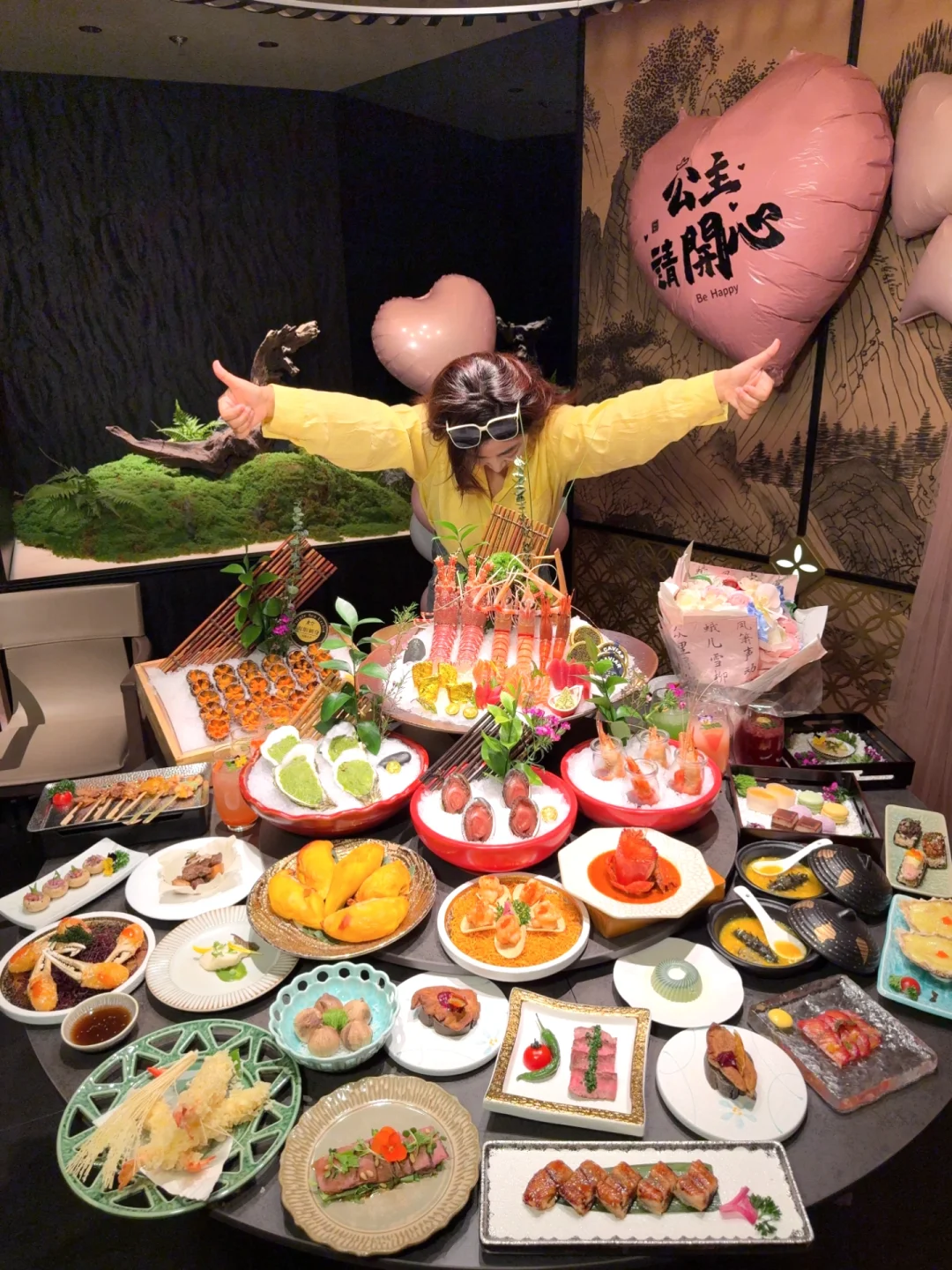 榴莲不限量…海胆不限量