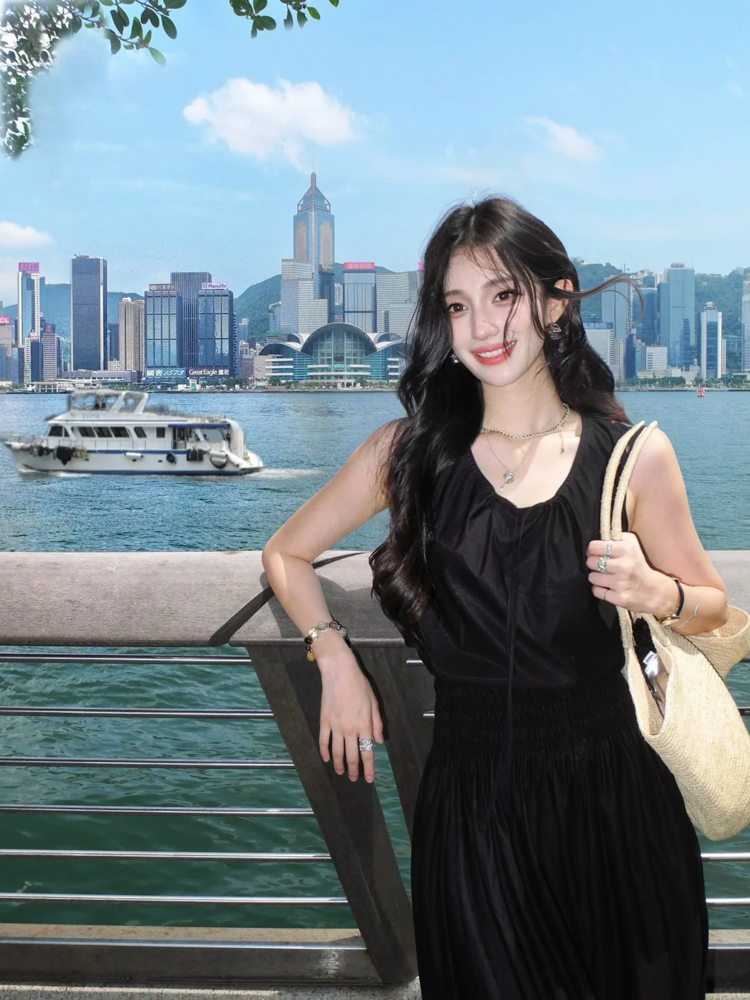 那天的维多利亚港⛴️…