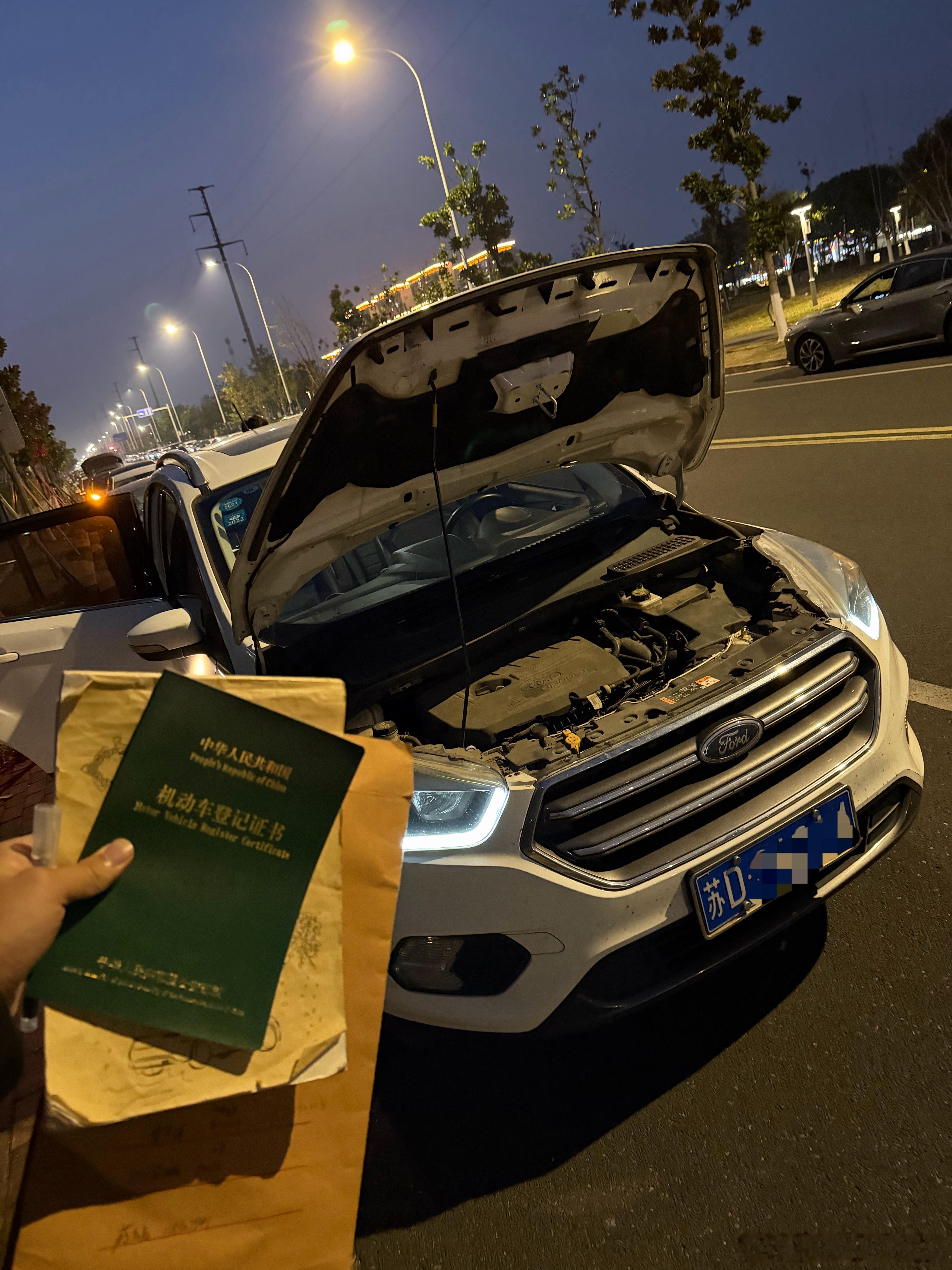 好大哥割爱，超级感谢20年个人一手福特翼虎180两驱铂翼，指导价17.98w那一