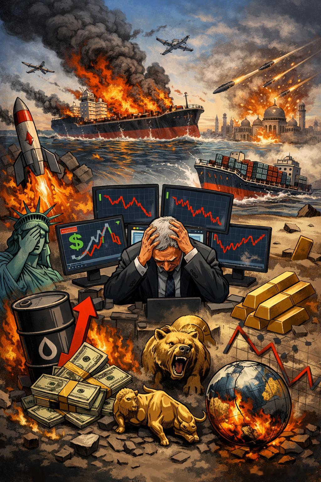 多元化失灵了：伊朗战争如何把对冲基金最熟悉的赚钱套路，一夜之间打成了亏损现场这轮