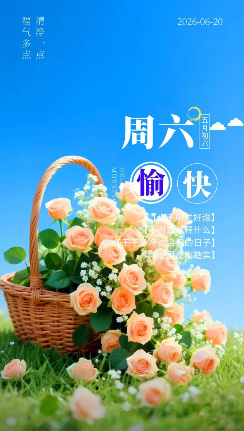 夏晨问安，长日遇时迎夏至，晴光寄意念慈亲。
2026./06.20.
[微风][