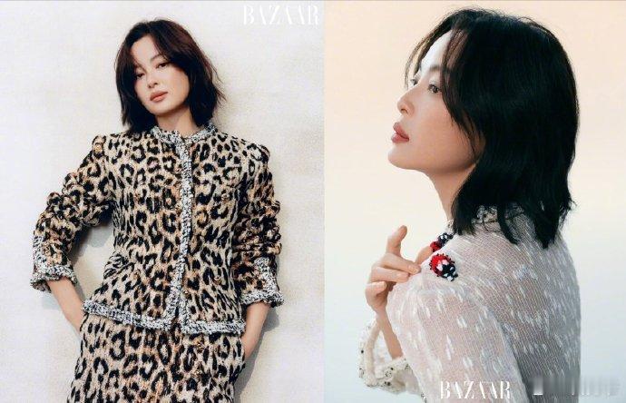 辛芷蕾芭莎封面大片不被光环推着走，主动慢下来沉淀自己，辛芷蕾的状态太圈粉，封面简