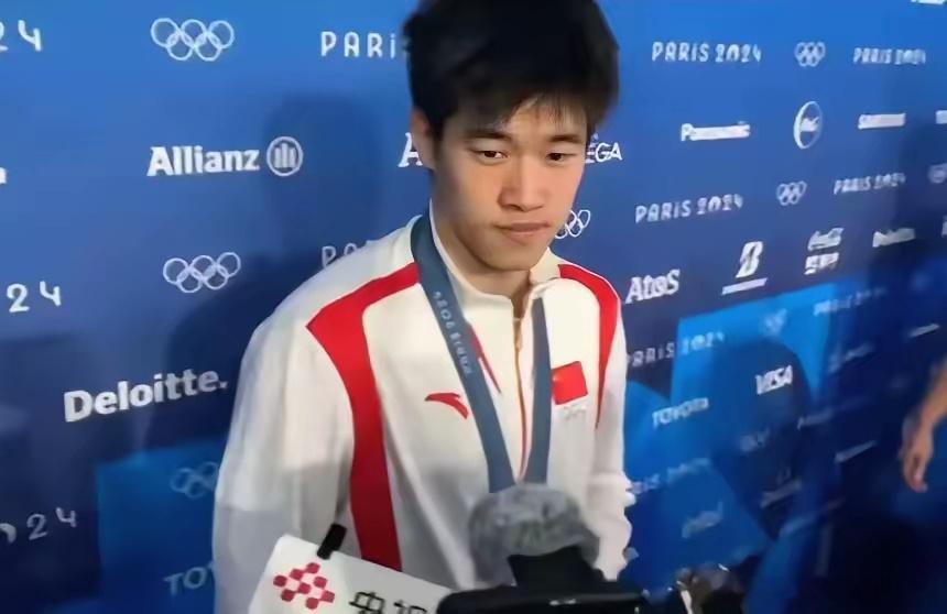 潘展乐接受访问时言说了一些不合时宜的言论或许外国人知道了会不高兴！缘由是他提到与