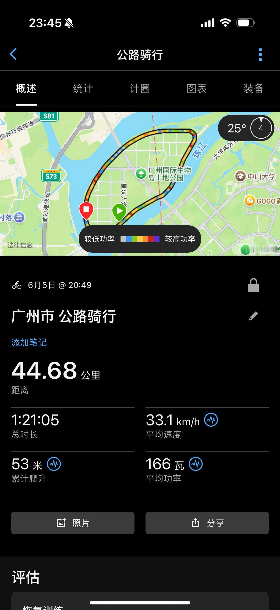 尼玛166瓦一个半小时都坚持不到就爆了[苦涩][苦涩]太菜了。一个月不骑车，功率