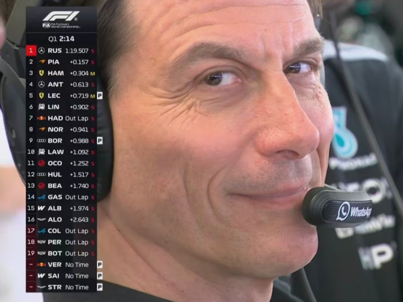 Toto的意思是，梅奔王朝回来了。 