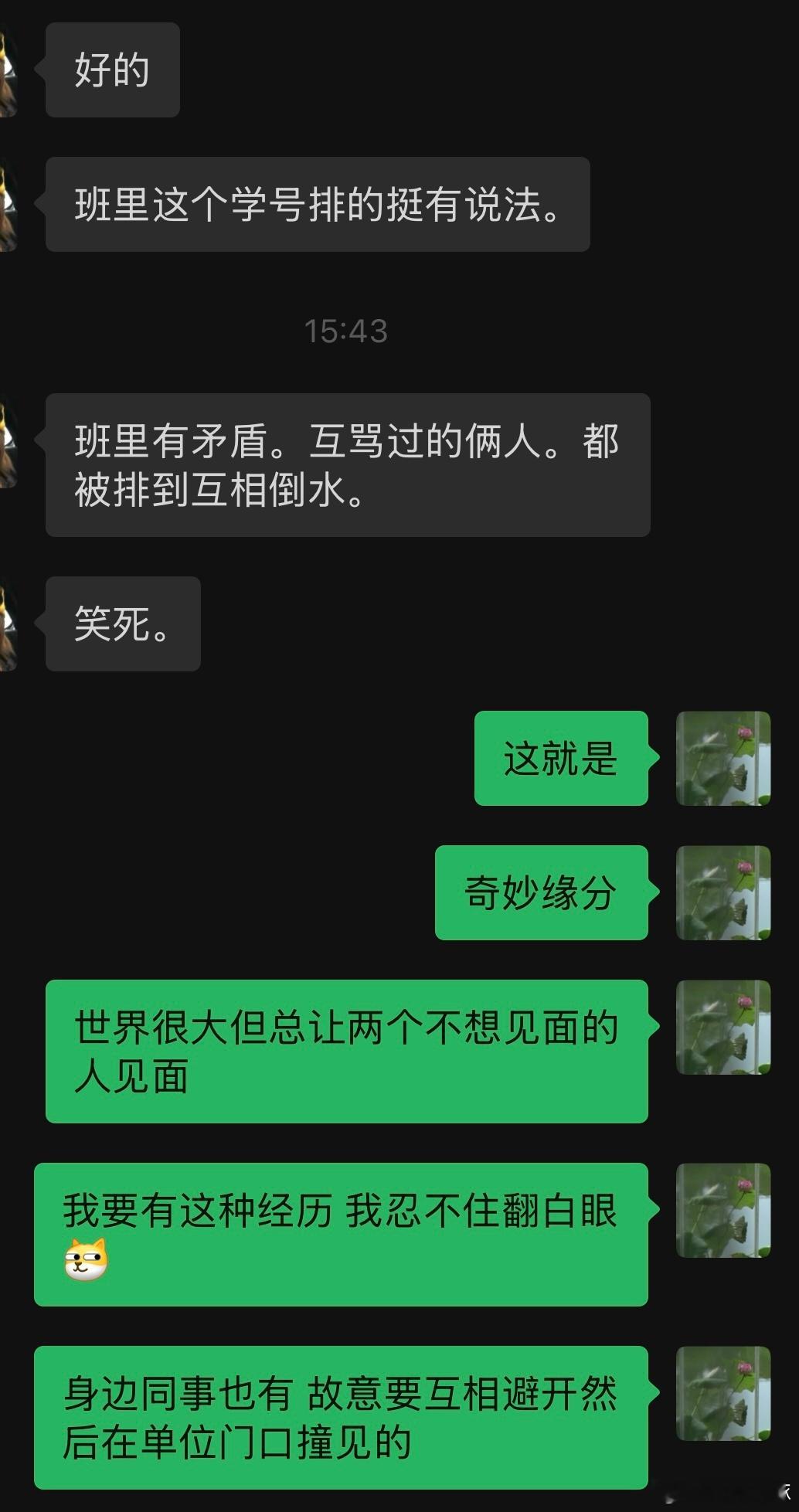 哈哈哈哈哈 奇妙缘分歌 不知道为什么 就想到这个词 