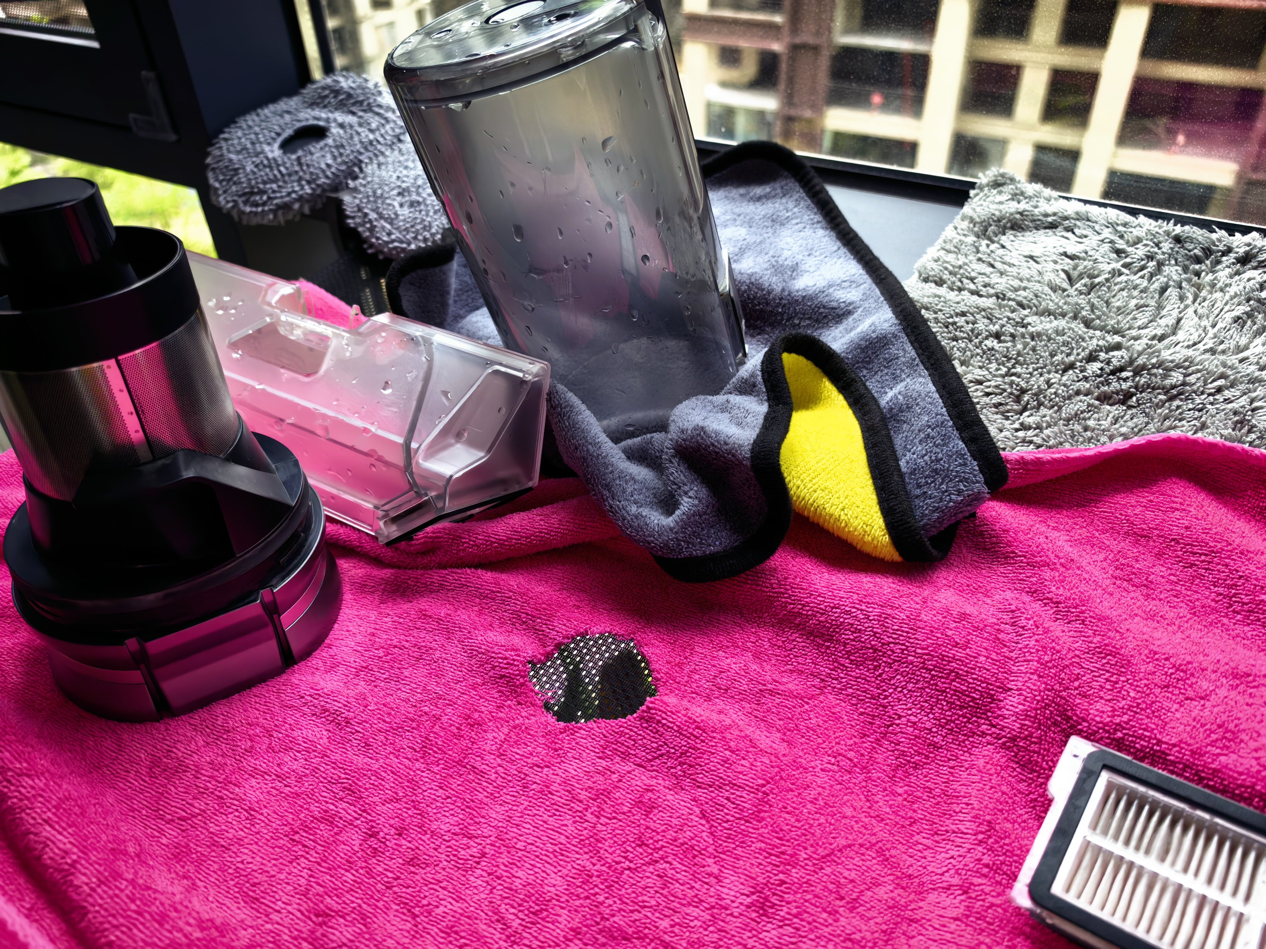 大赛前在干嘛？把清洁机器都清理了一遍大赛前的准备因为比赛来了，我可就顾不上它们了