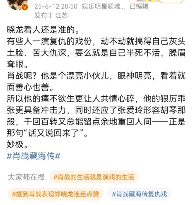 就是这种极致的反差感才勾人肖战藏海传 肖战