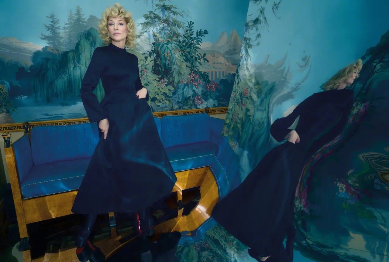 凯特·布兰切特身穿LOUIS VUITTON登上《Harper's Bazaar