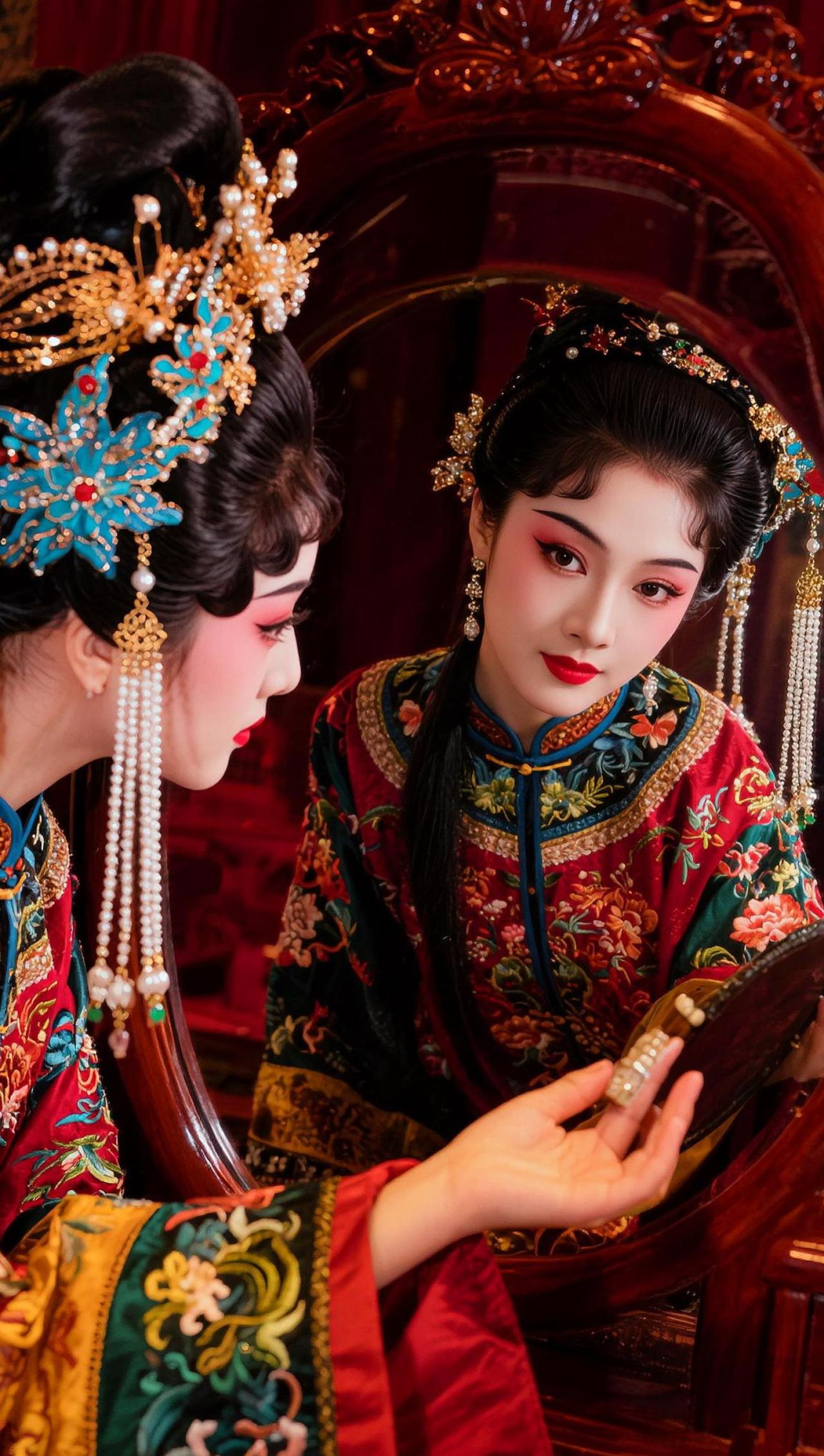 红妆裹傲骨，不负这人间一场。