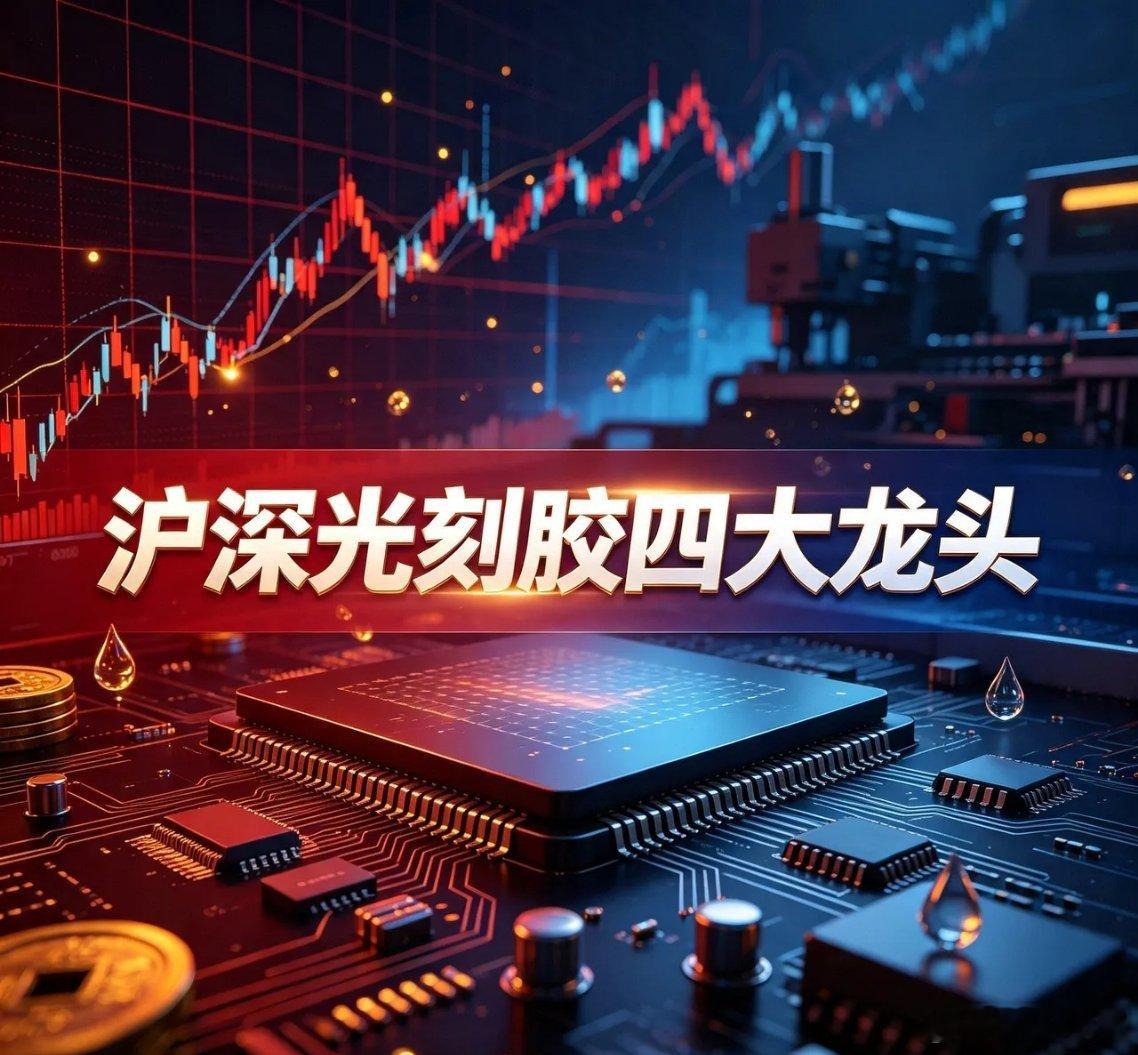 沪深光刻胶四大龙头1、南大光电（300346）核心技术：国内唯一ArF浸没式量产