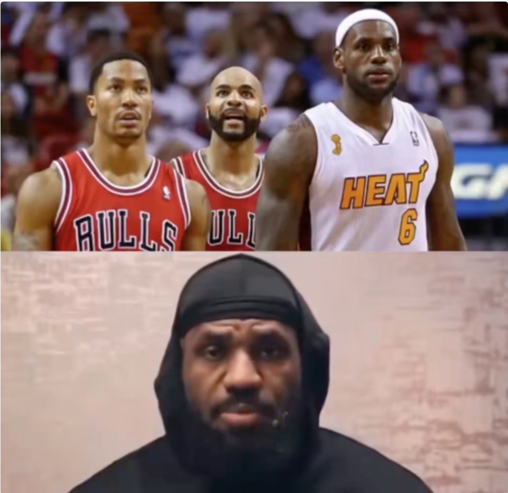 罗斯球衣退役仪式詹姆斯致敬罗斯：我对他只有尊重和敬畏，这家伙就是这么伟大公牛传奇