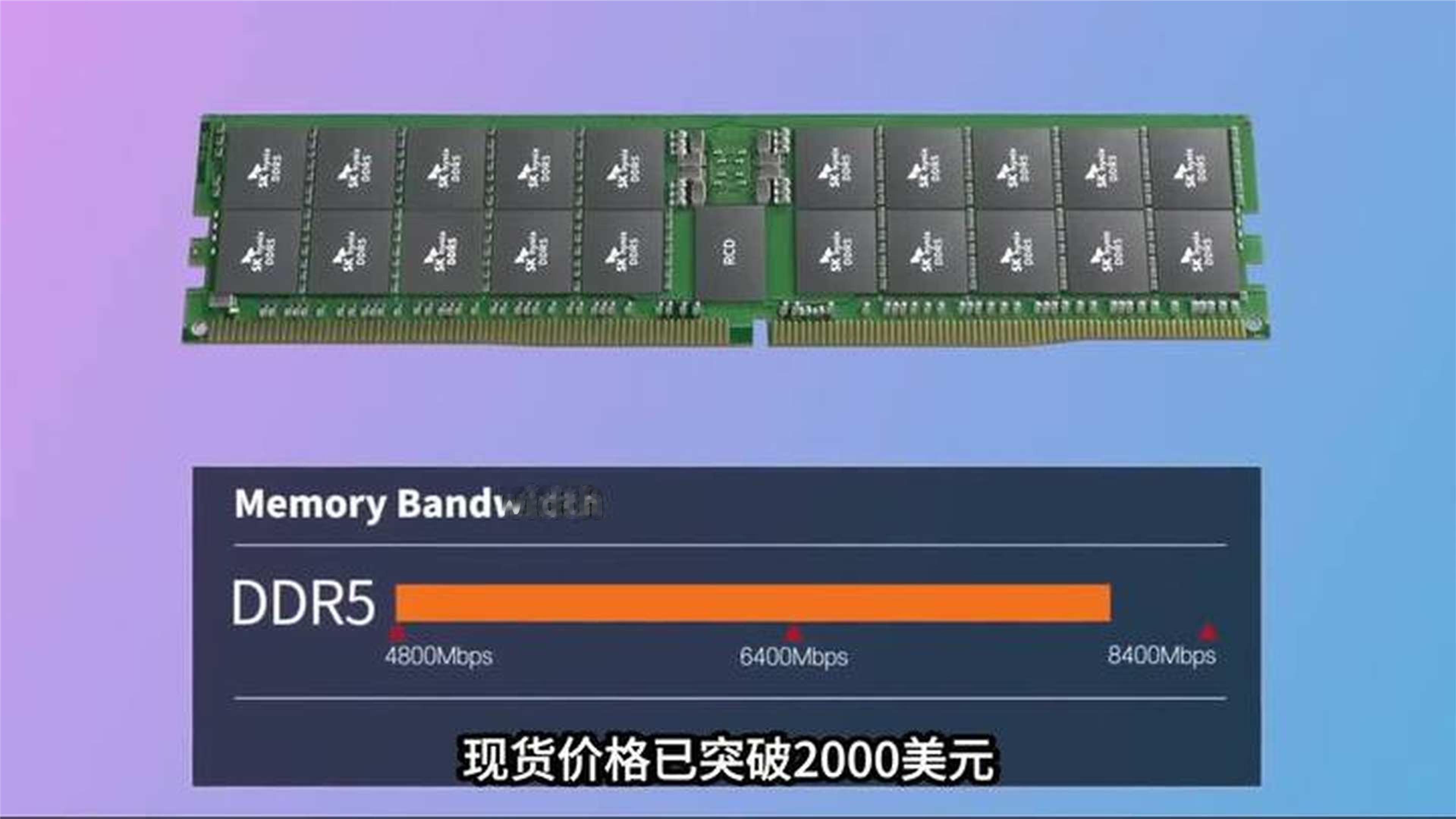 DDR5价格大涨500%，突破1.3万