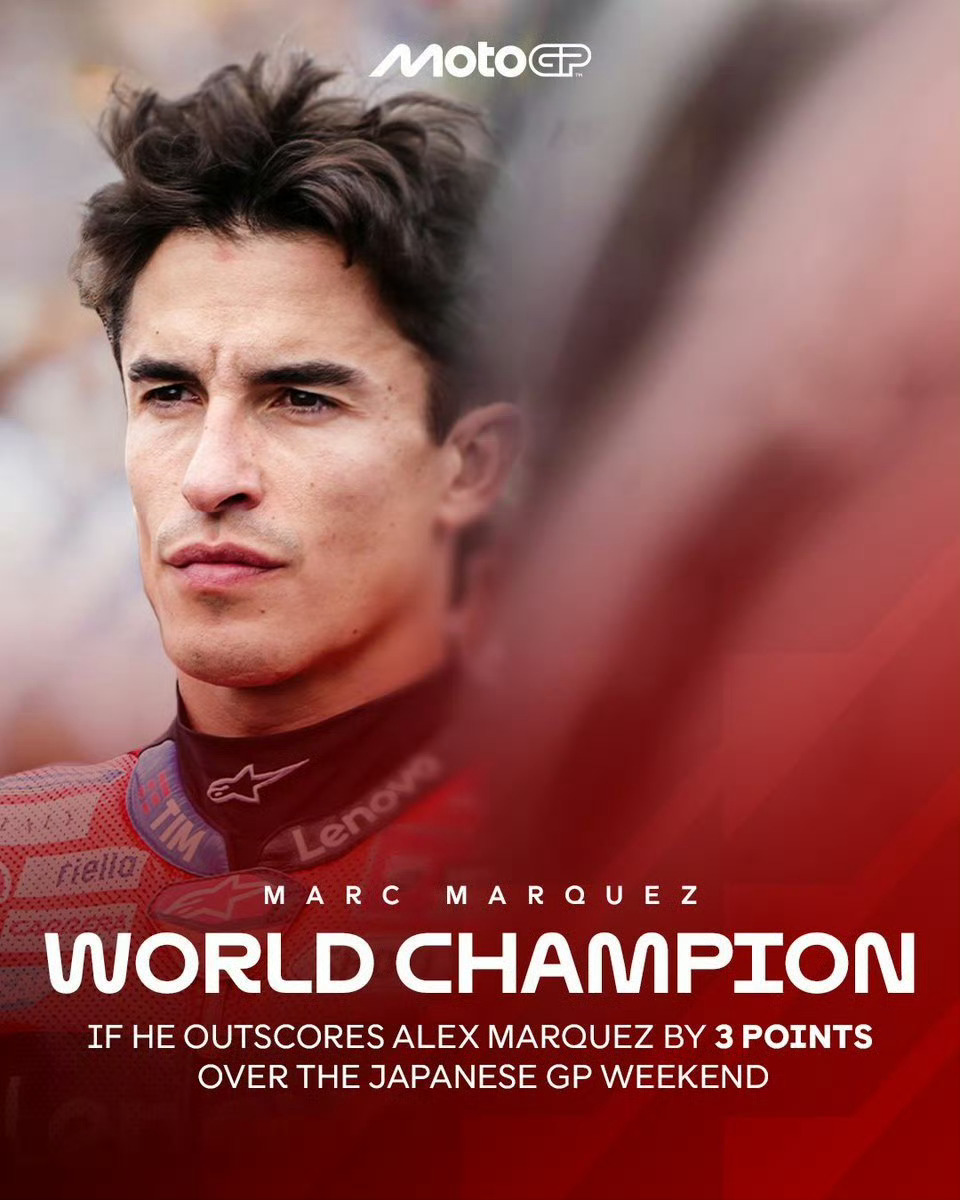 恭喜 马克马奎斯 提前拿下世界冠军🏆，小马真的太牛逼了，当然对于杜卡迪来说，还