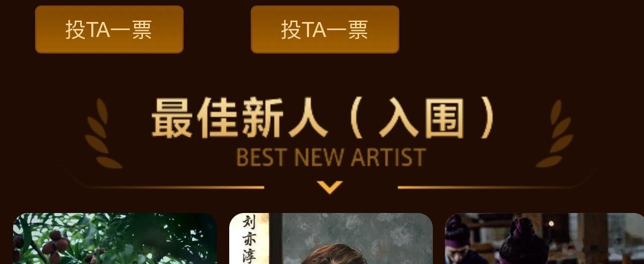 网页链接继续给演员刘耀文拿下好成绩！投票时间13天进链/接翻到最佳新人给刘耀文两