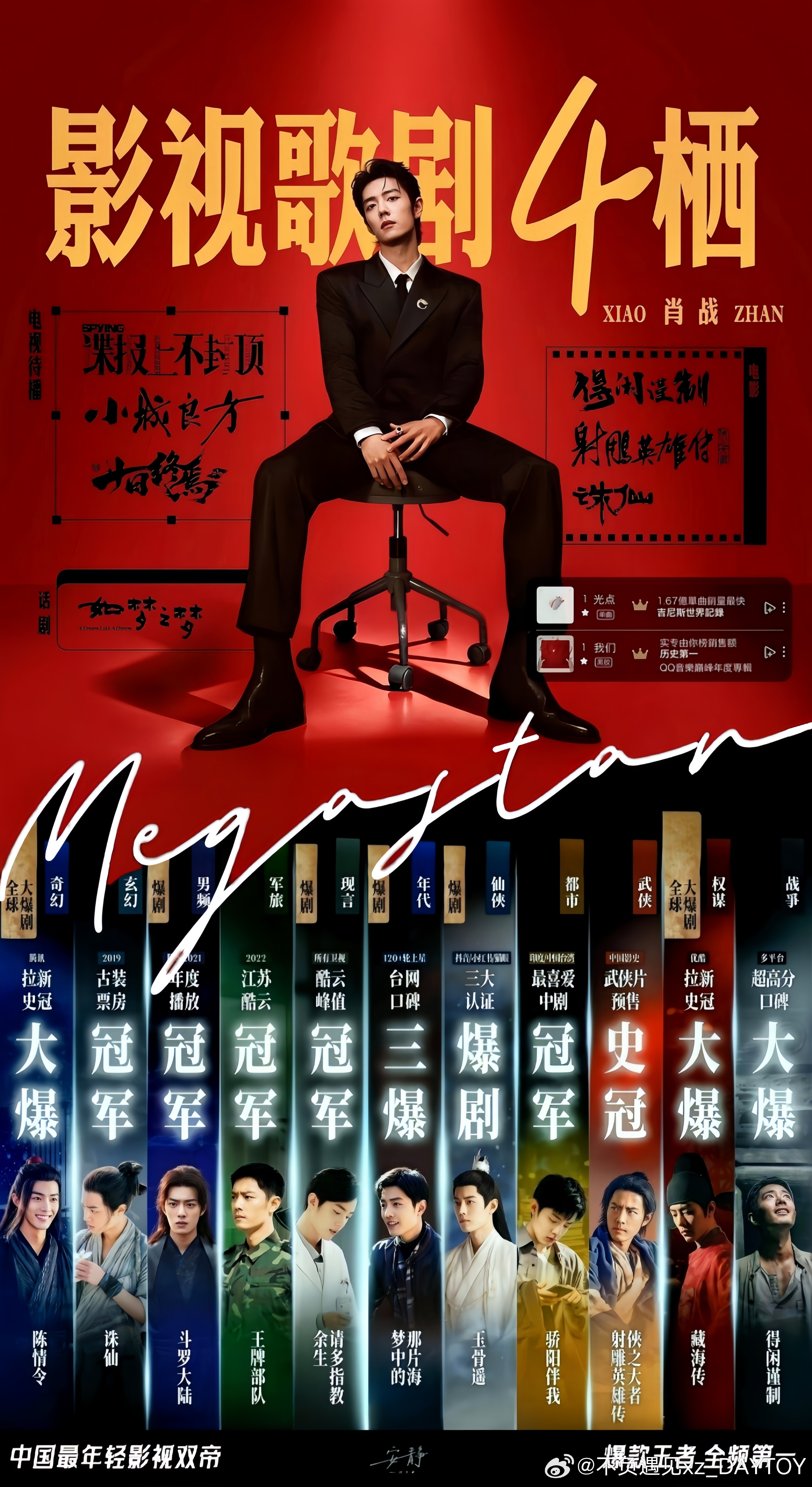 肖战 对接众所周知，虾圈无大粉！搞对立的狙官号的一律默认是黑子追星请认准:肖战本