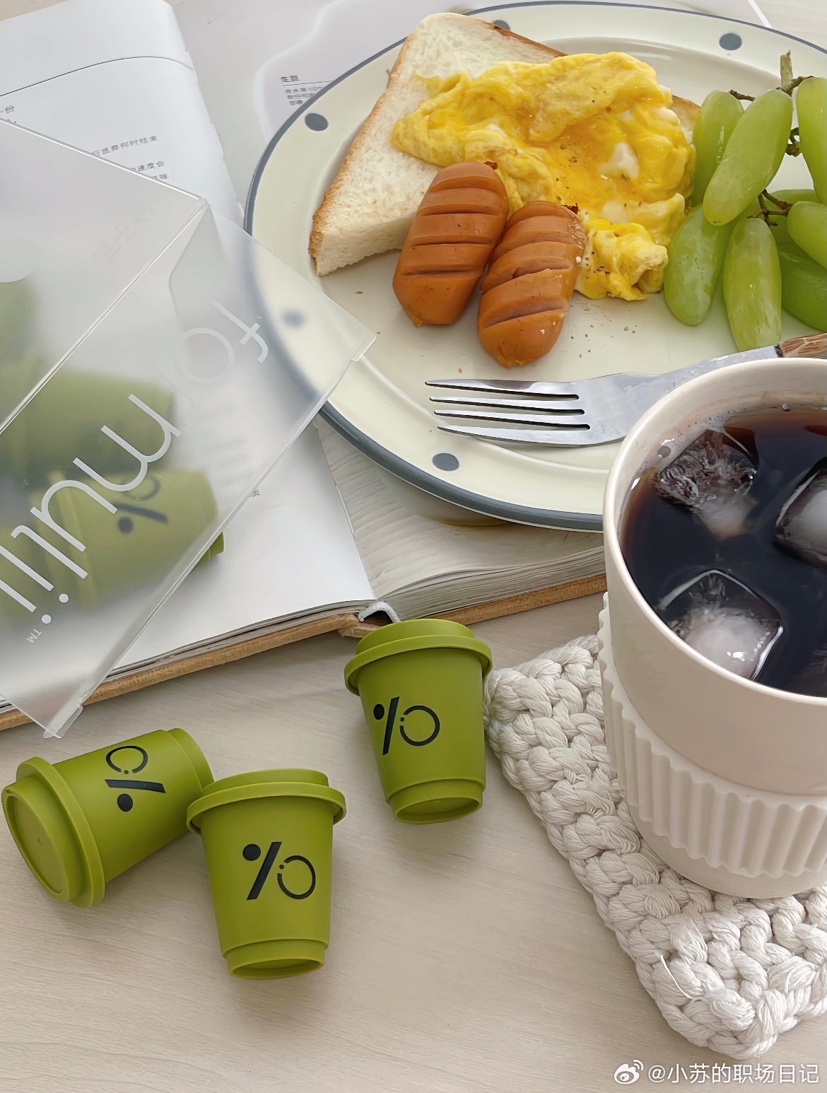 打工人精神状态上班族必备今天你喝咖啡了吗﻿ 打工牛马的身材管理！💪💪💪就这