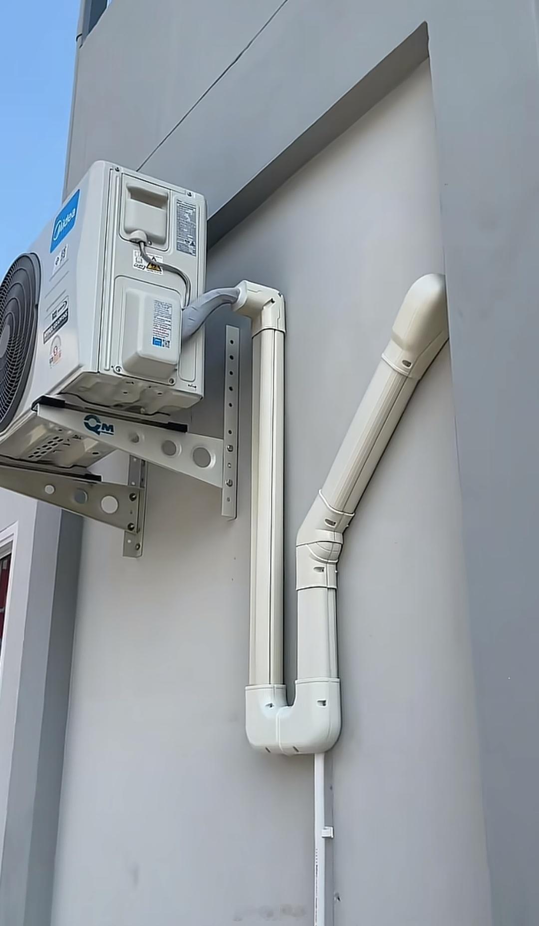 胖东来的空调安装标准看起来跟国外（图二）一样 