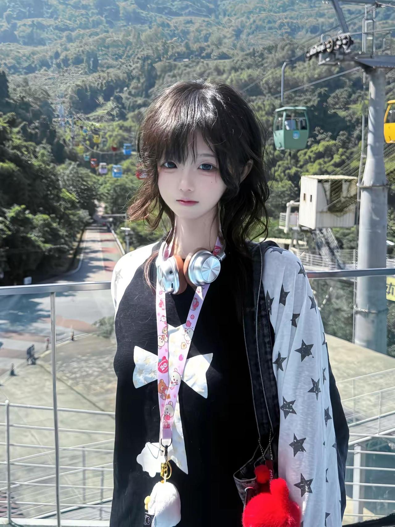 春游中穿搭 ootd 韩系 la