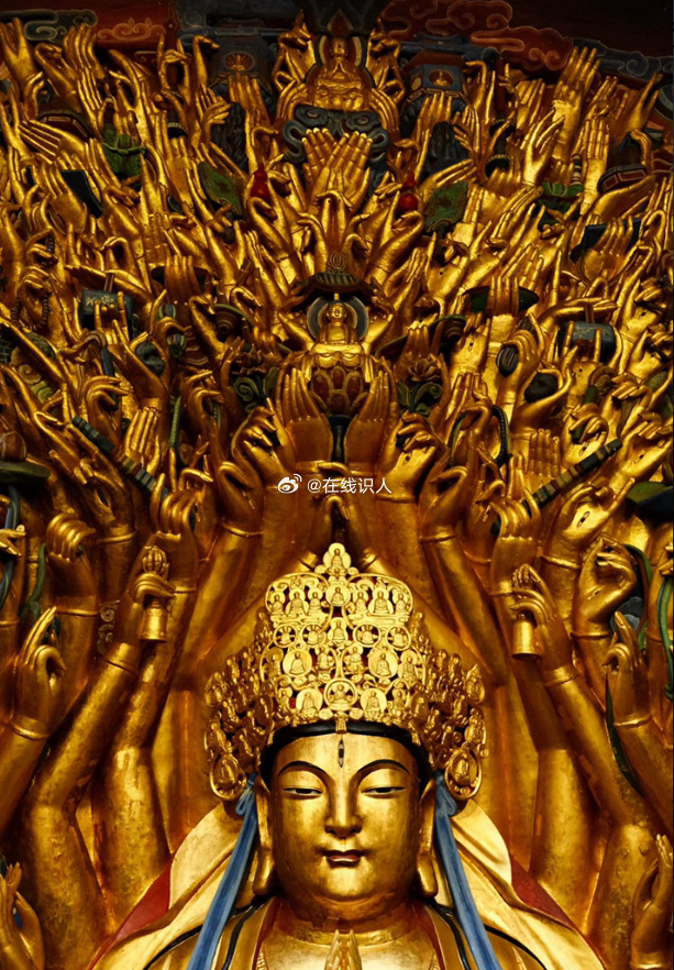 金辉漫壁，梵意入心。千手千眼皆慈悲，所求所念皆有回应。 