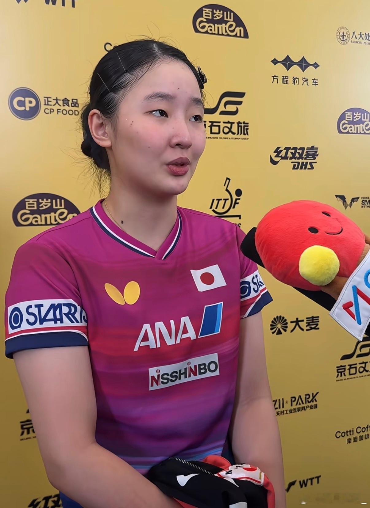 张本美和打得好命苦 看张本美和打球是享受，看张本美和的赛后采访是心疼。"互相不理