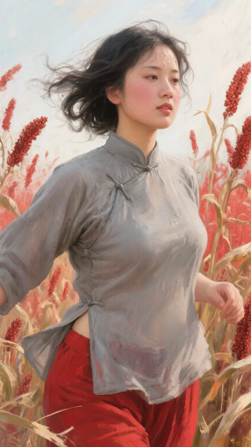 画中人 原创作品 红高粱