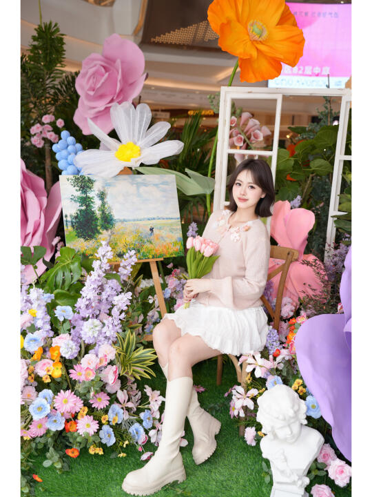🌸春日浪漫大放送！卓悅中心花海太美啦！