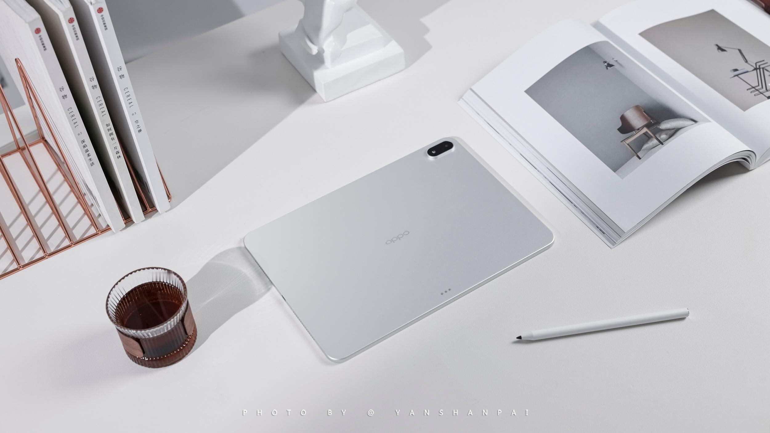 OPPO Pad 5拿到了，分享一组我们的实拍~这次我们拿到的是“星河银”配色，