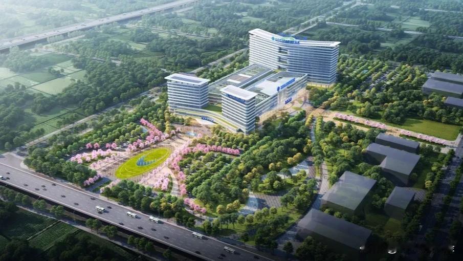 江苏省人民医院宿迁医院效果图！
该项目正在进行地表清理，即将正式开工！