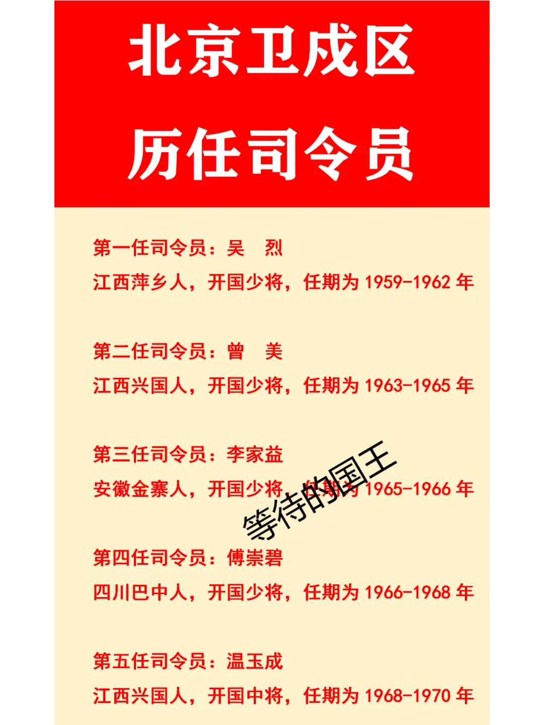 第四、七两任都是“铁原阻击战”傅崇碧将军