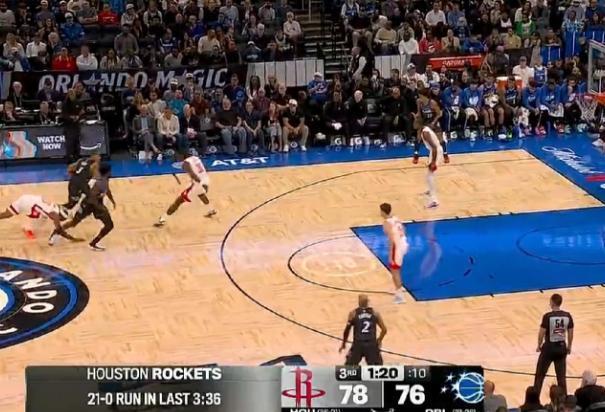 21-0！谢天谢地谢泼德！

今天火箭客场对阵魔术的上半场，球队外线手感跌到谷底