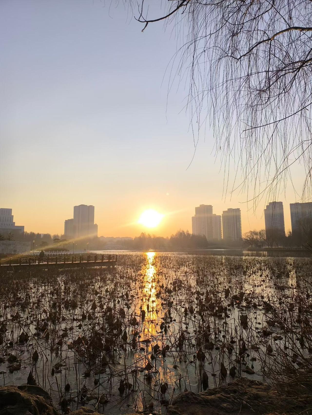 沂州城里天欲雪，泾王府前待白昼。
​子时煮酒考棚街，风寒灯暖煎人寿。
     