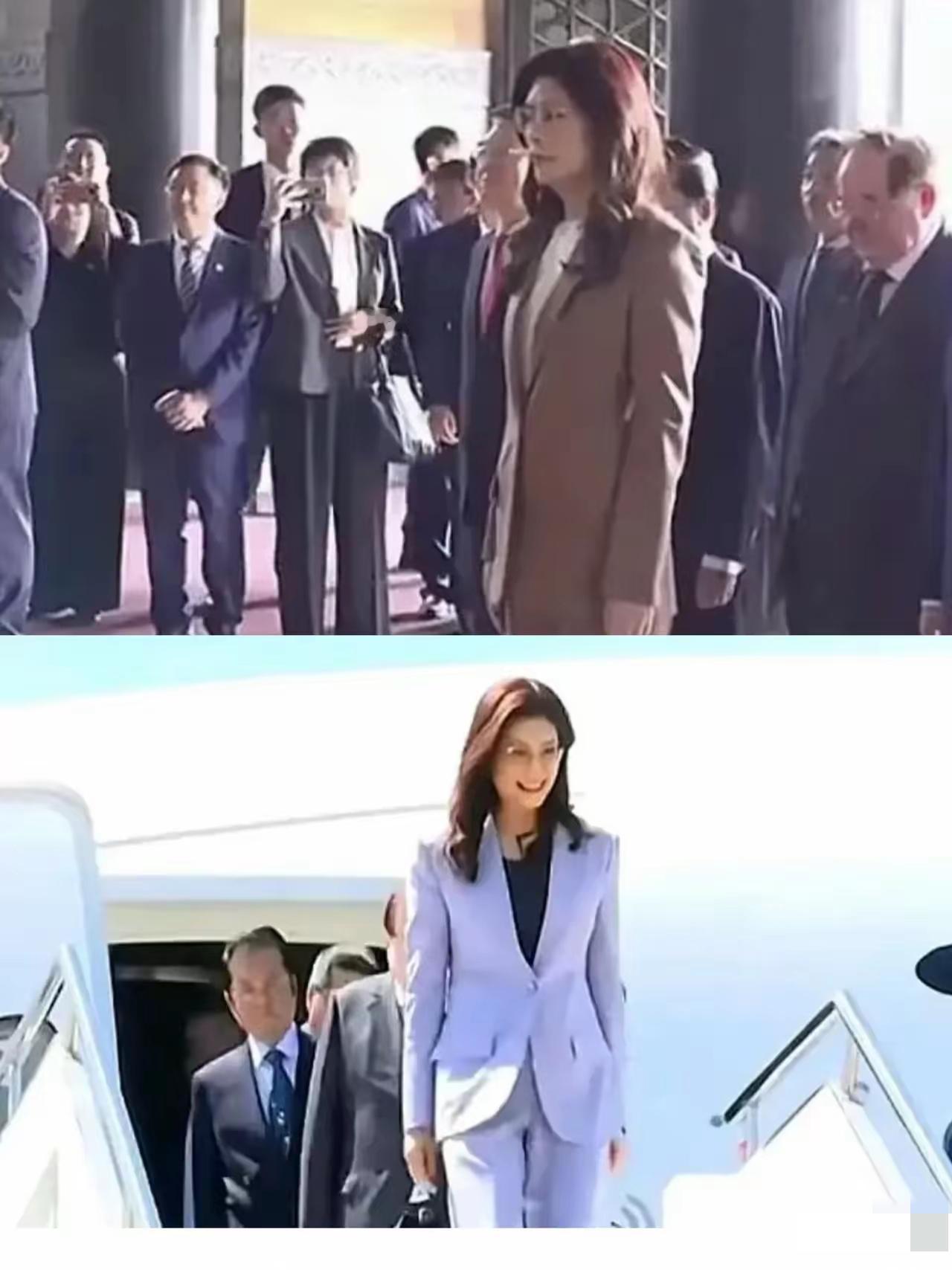 一天换一个色，同款西服连着穿。
顶级阶层的体面，从来都是润物细无声。
昨儿个落地