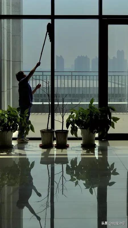 年轻人做保洁不足为奇。当下就业形式多元，年轻人职业选择更自由。
保洁工作看似平凡