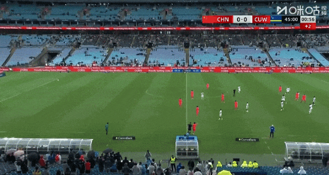 提升士气的两粒进球，国足加油[ok][赞][比心]