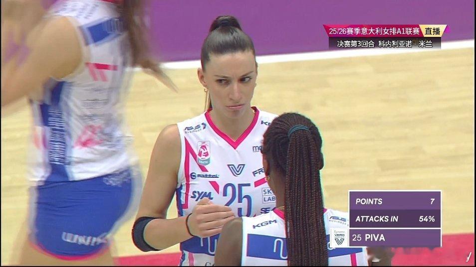 皮瓦确实很实用 拿到7分了。女排国际排坛动态