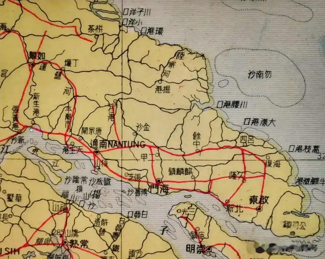 80年前的江苏地图
