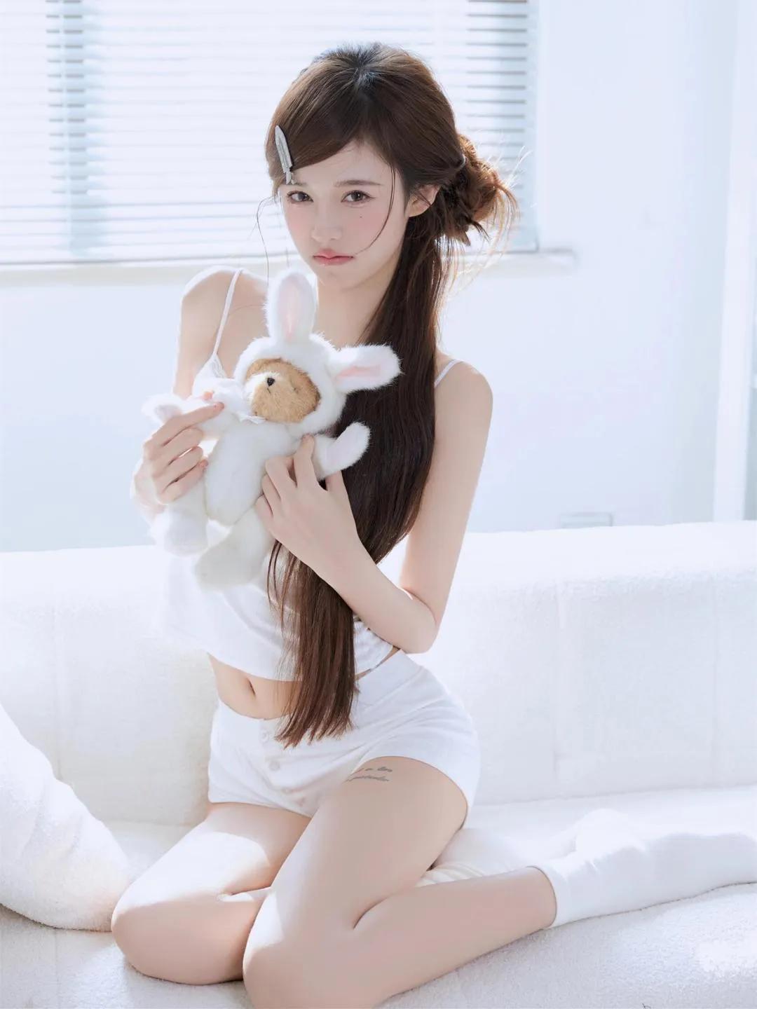 萌兔抱枕，少女心满满！🐰💕